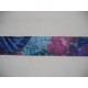 Sierband  Blauw/paars met bloem 25mm