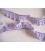 Elastisch kant boerenbont ruit Lila  2cm