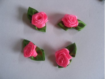 Bloem applicatie roosje Pink