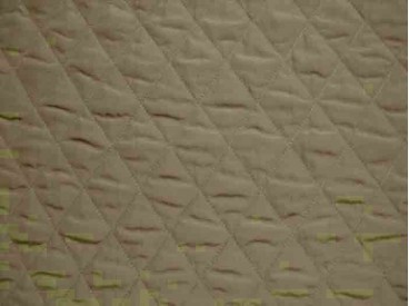 Gewatteerde voering Donkerbruin Grote ruit 79004