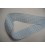 Boerenbont lint Lichtblauw/wit geruit  38mm breed