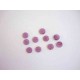 Kunststof mini knoop 2-zijdig Oudpaars 10mm. 812-S9