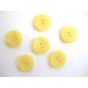 Kunststof knoop met hoekjes Geel 20mm. 310-S11