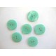 Kunststof knoop met hoekjes Mintgroen 20mm. 319-S11