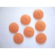 Kunststof knoop mat gespikkeld Oranje 22mm. 405-S13