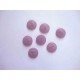 Kunststof knoop mat gespikkeld Oudpaars 15mm. 416-S13
