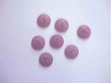 Kunststof knoop mat gespikkeld Oudpaars 15mm. 416-S13