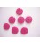 Kunststof knoop glanzend glad Fuchsia 22mm. 435-S14