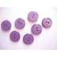 Kunststof knoop glanzend glad Midden paars 22mm. 447-S14