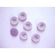 Kunststof knoop mat met cirkel Lila 18mm. 476-S15