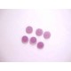 Kunststof knoop dubbel Paars 15mm. 615-S16