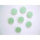 Kunststof knoop dubbel Mintgroen 17.5mm. 620-S16