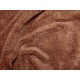 Wellness fleece donkerbruin. Zeer zachte en soepele knuffelfleece.  100% polyester  1.50 mtr breed  260 gram/m2