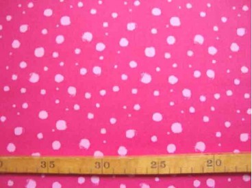 Katoen met stipjes TST Pink/Roze 9307-17N