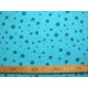 Katoen met stipjes TST Aqua/Petrol 9307-124N