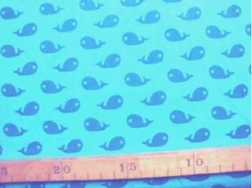 Katoen Walvisjes TST Aqua Petrol 9310-124N