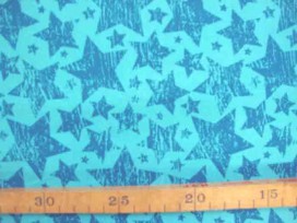 Katoen Streepster TST Aqua Petrol 9309-125N