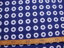 Katoen Nooteboom Cirkel Ster Donkerblauw 9302-8N