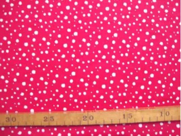 Katoen Nooteboom Kleine Stip Rood 9300-15N