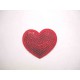 Glitter Hartje Rood GHRO