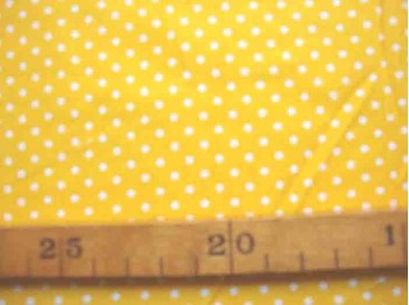 Babyrib Geel met stipjes