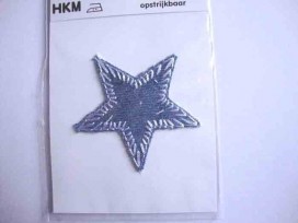Applicatie jeans ster klein middenjeans