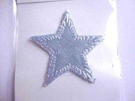 Applicatie jeans ster groot lichtjeans