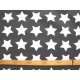 Poplin Katoen Zwart/Wit Grote Ster 2478-69N