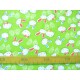 Kinderkatoen Limegroen met konijn/poezenhoofdjes 412-W