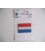Applicatie Nederlandse Vlag 6x3,5cm.