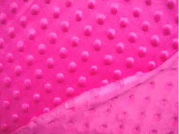 Minky nop fleece pink.