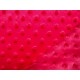 Minky  fleece  nop fleece rood.