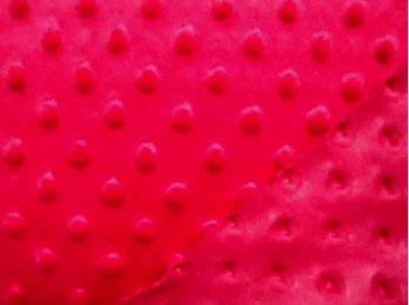 Minky  fleece  nop fleece rood.
