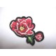 Rozen applicatie Kleine Roos Rood 2 bloemen