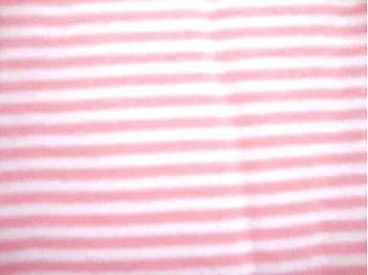 Boordstof streepjes Smal Roze/wit 986