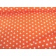 Sterretje katoen Oranje/wit 1266-36N
