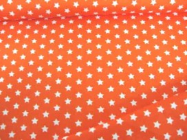 Sterretje katoen Oranje/wit 1266-36N