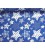 Stermotief katoen Blauw/wit 5649-5N