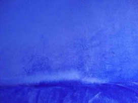 Minky fleece effen kobalt.