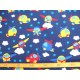 Kinderkatoen Donkerblauw met helikopters 3201-08N
