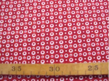 Dapper Quilt 2 Mini cirkels Warmrood 3231-15N