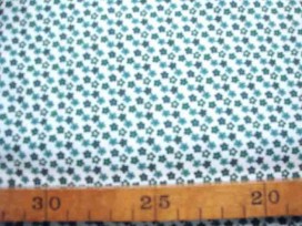 Dapper Quilt 3 Mini fleur Wit/Oudgroen 3230-123N