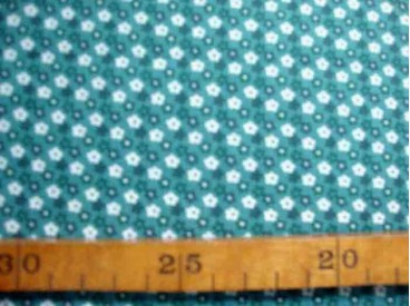 Dapper Quilt 4 Mini fleur Oudgroen/Wit 3230-23N