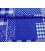Boerenbont Patchwork Blauw Minicoupon 40cm