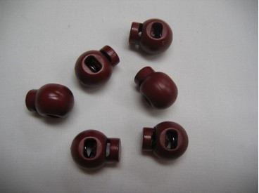 Koordstopper kleine bol bordeaux rood