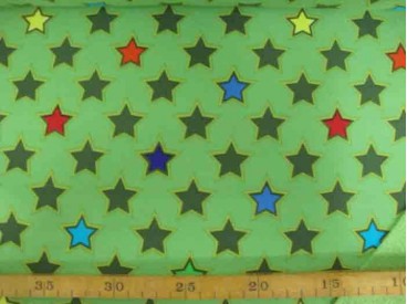 Softshell Limegroen met ster 4141-23N