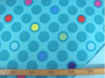 Softshell Mintgroen met cirkels 4139-22N