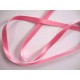 Roze satijnlint dubbelzijdig van 8 mm. breed.