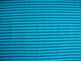 Tricot Ton sur ton Streepjes Aqua/petrol 3993-24N