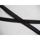 Zwart biaisband van 12 mm breed